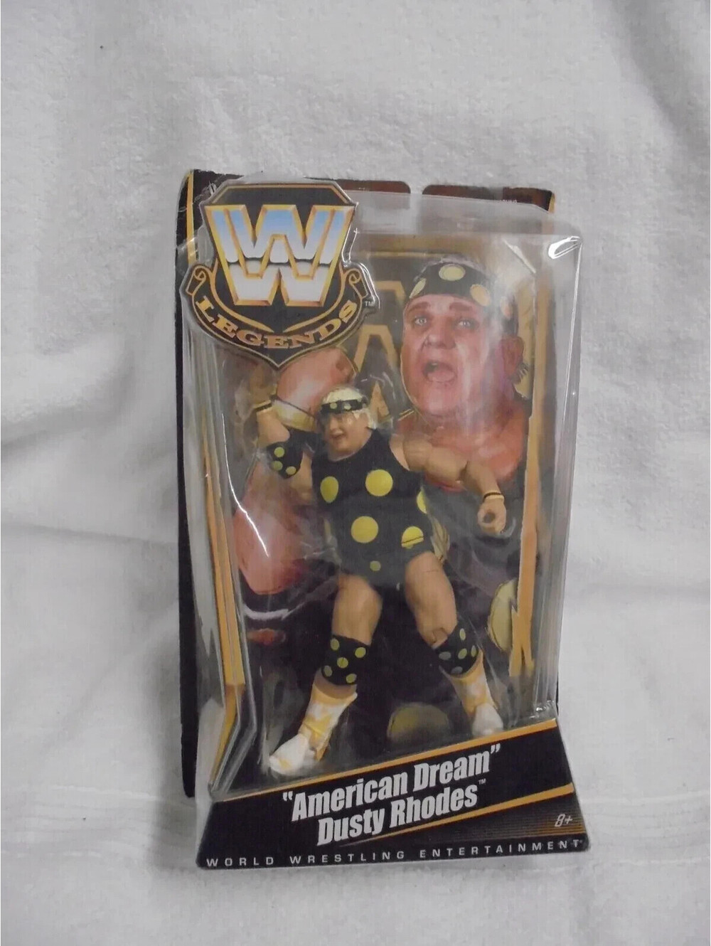 WWE Wrestling Mattel Elite Legends Series American Dream Dusty Rhodes Figure NIB